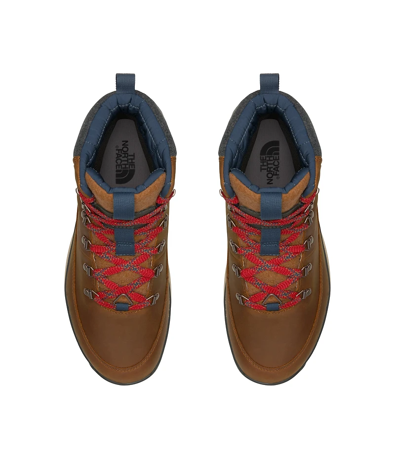Men's Bergen Leather WP Timber Tan TNF Red