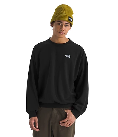 Men's Evolution Simple Dome Oversized Crew TNF Black