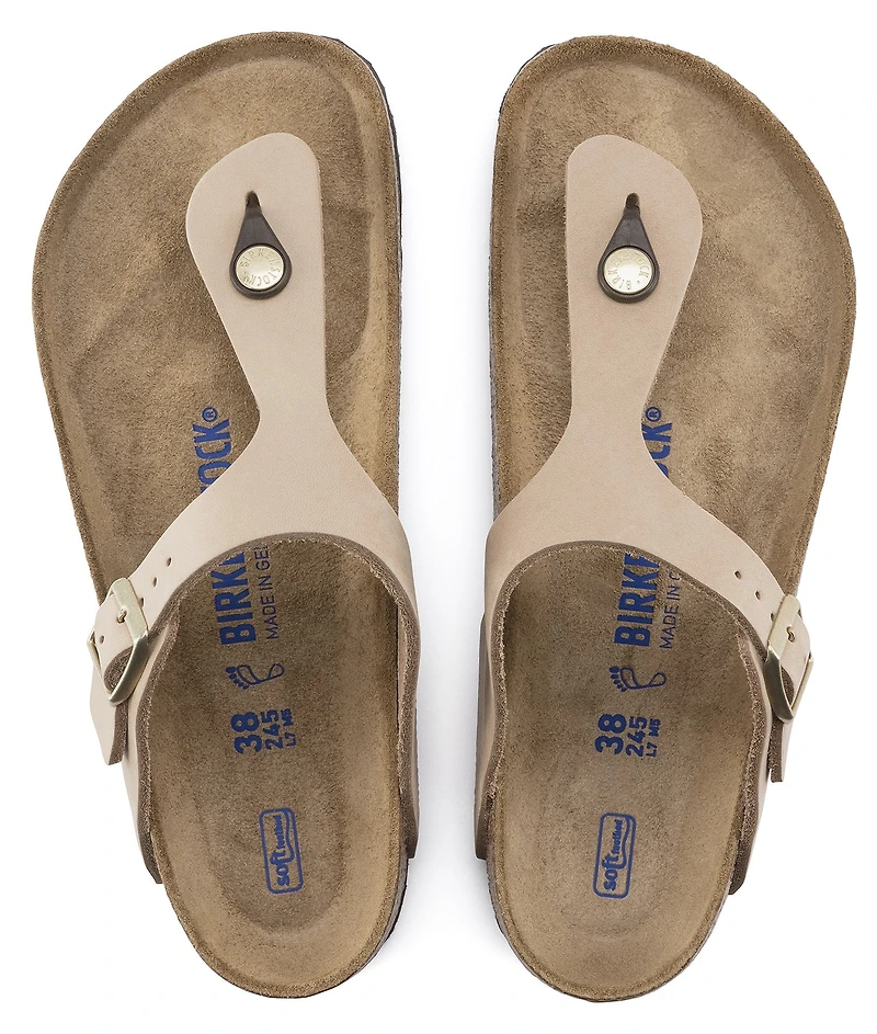 Gizeh Soft Footbed Nubuck Sandcastle Regular Fit