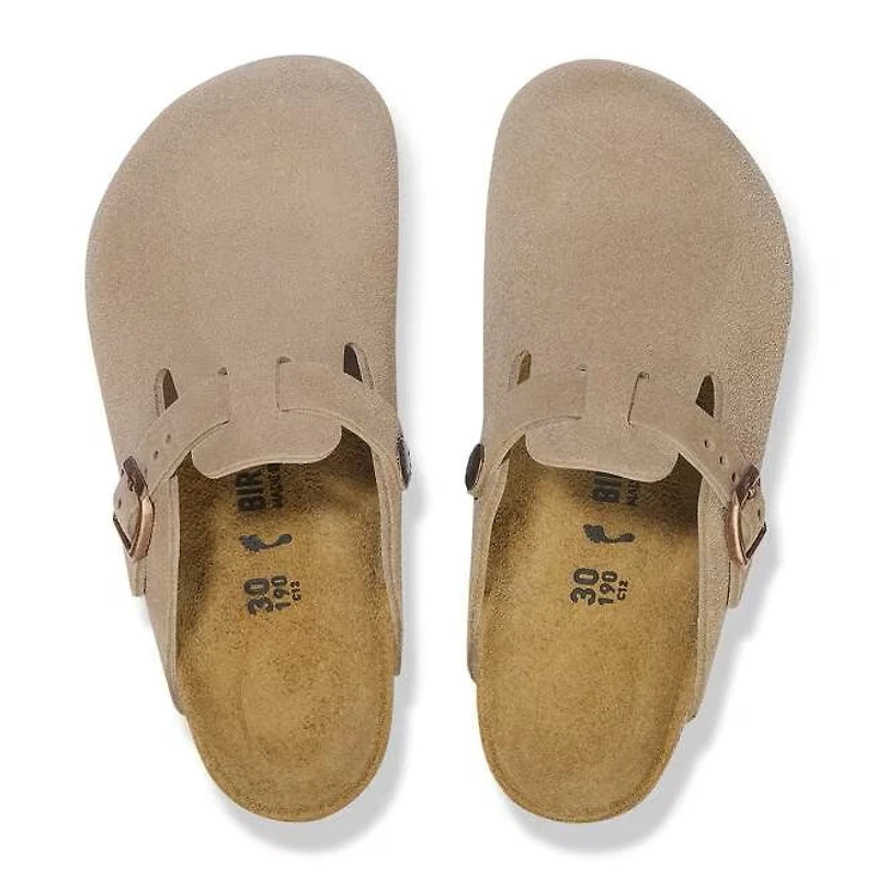 Boston Taupe Suede Narrow