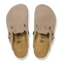 Boston Taupe Suede Narrow