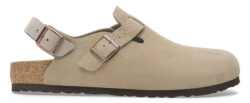 Tokyo Taupe Suede Narrow Fit