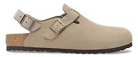 Tokyo Taupe Suede Narrow Fit