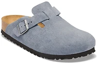 Boston Suede Stone Blue Narrow Fit