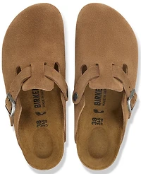 Boston Suede Dark Tea Narrow Fit