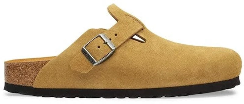 Boston Soft Footbed Suede Tonal Cork Brown Narrow Fit