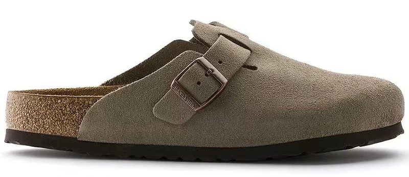 Boston SF Suede Taupe Narrow
