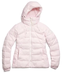 Abbott Hoody White Disc Bloom Pink
