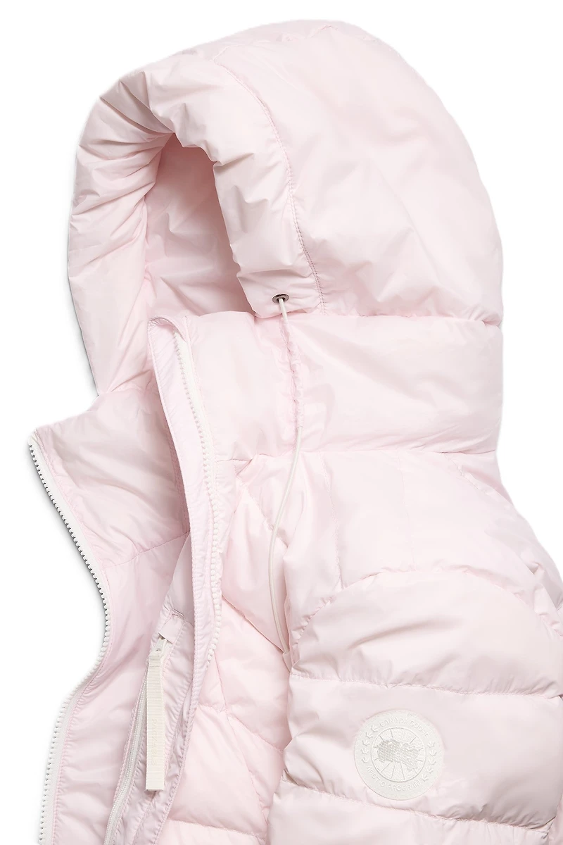 Abbott Hoody White Disc Bloom Pink