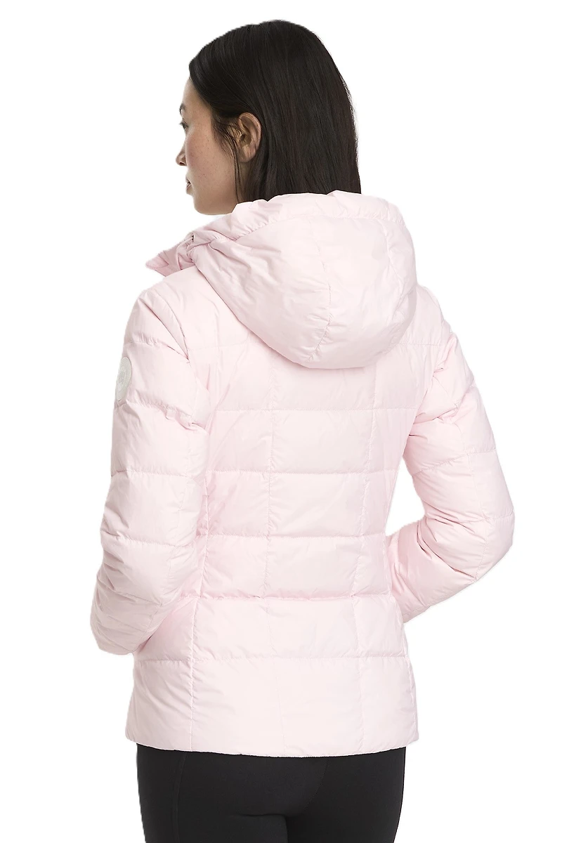 Abbott Hoody White Disc Bloom Pink