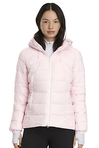 Abbott Hoody White Disc Bloom Pink