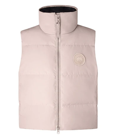 Grandview Cropped Vest - TD Vintage Rose