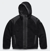 Alberni Reversible Fleece Bomber Black