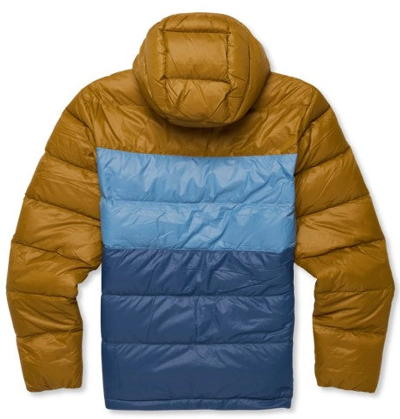Fuego Max Down Hooded Jacket Bronze And Deep Sea