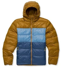 Fuego Max Down Hooded Jacket Bronze And Deep Sea