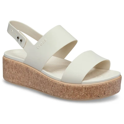 Brooklyn Cork Low Wedge Frappe