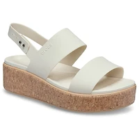 Brooklyn Cork Low Wedge Frappe