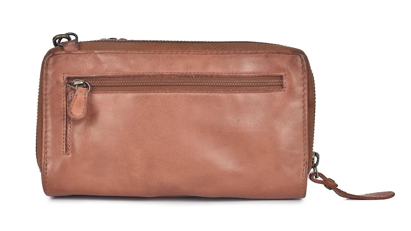 Lusso X-body Wallet Bag Cognac