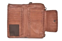 Lusso X-body Wallet Bag Cognac