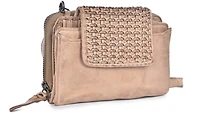 Lusso X-body Wallet Bag Taupe