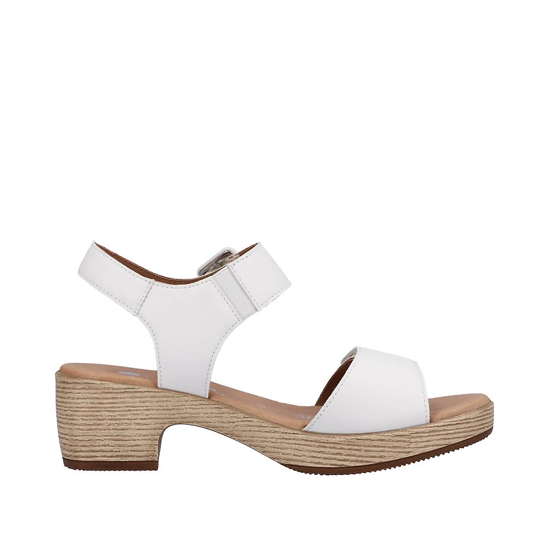 White Heeled Sandal