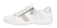 White/Pink Lace Up