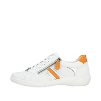 White Orange Lace Up