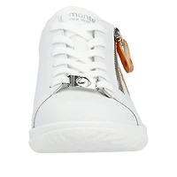 White Orange Lace Up