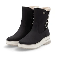 Black Warmlined Flip Grip Side Zip Boot