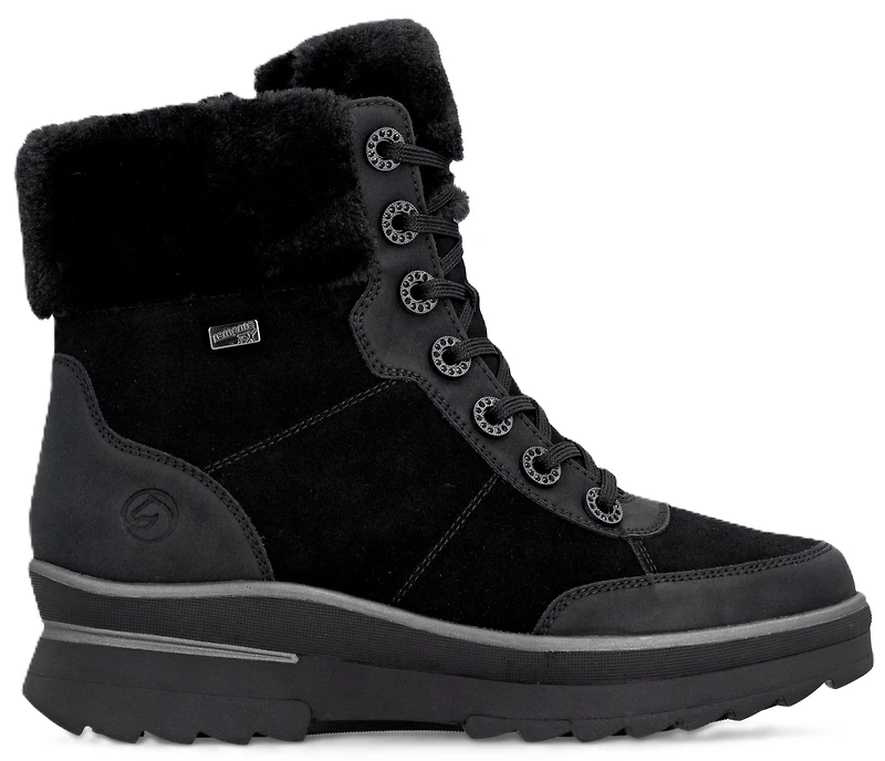Black Lace Up Boot