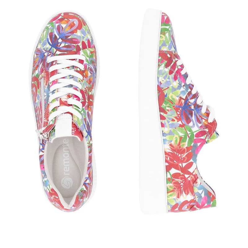 Multi Flower Lace Up