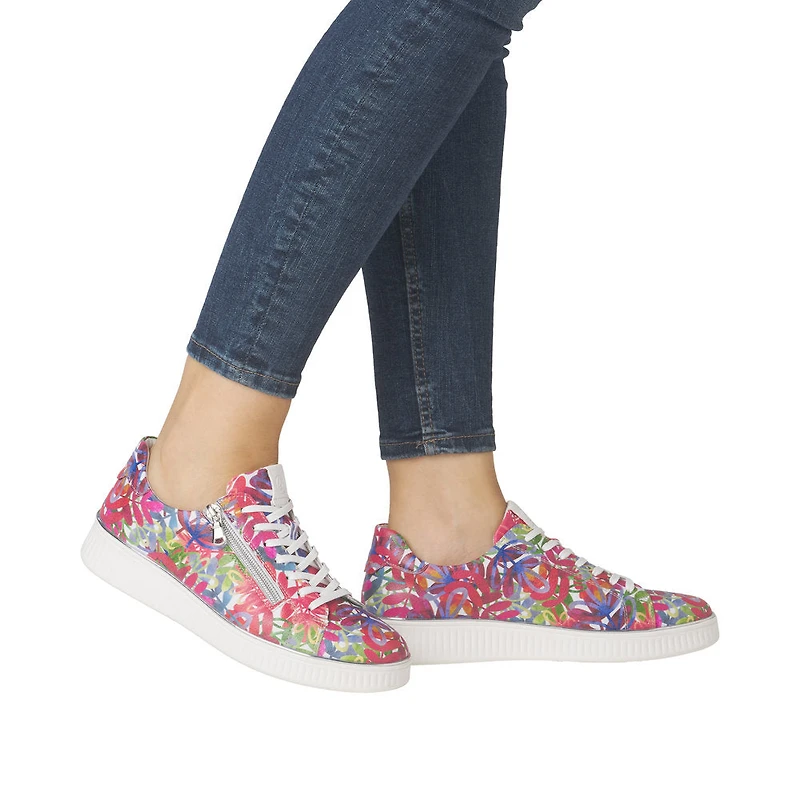 Multi Flower Lace Up