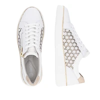 White Lace Up