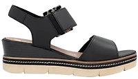 Black 2 Strap Wedge