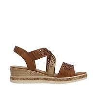 Muskat Wedge Strappy Sandal