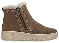 Beige Side Zip Ankle Boot