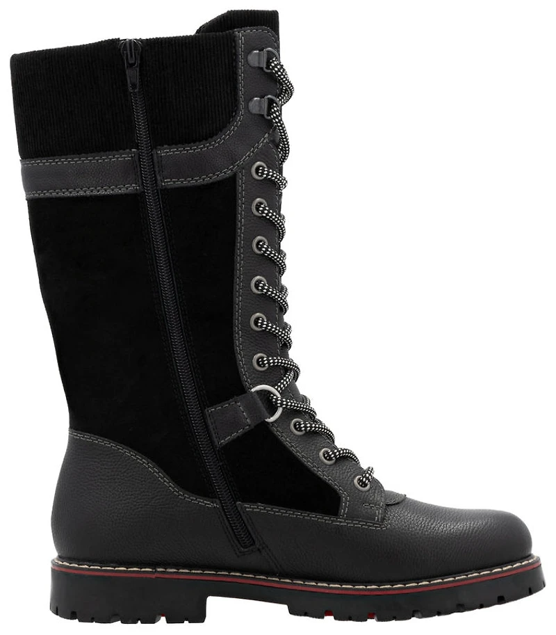 Tall Black Flip Grip Boot