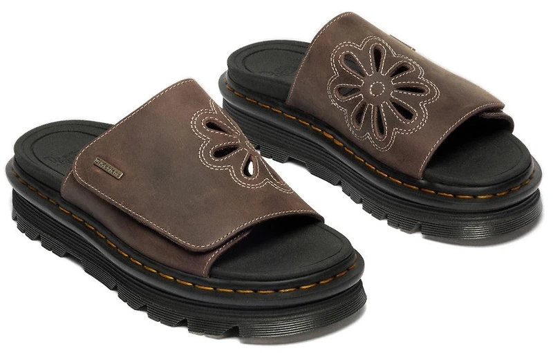 Zebzag Slide Brown