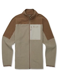 Abrazo Fleece Full-zip Jacket Dune And Stone