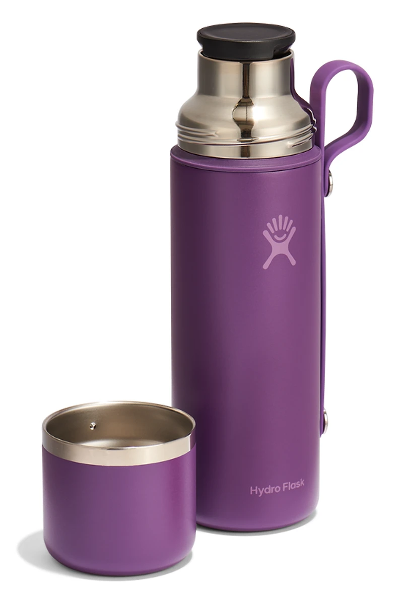 28oz Hot Flask And Cup Beachplum Purple