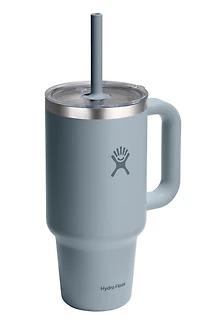 32oz Travel Tumbler Clear Lid Shale Gray