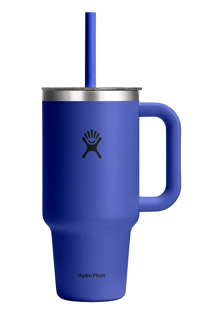 32oz Travel Tumbler Clear Lid Capri Blue