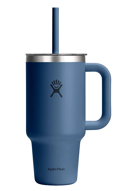 32oz Travel Tumbler Clear Lid Harbor Blue