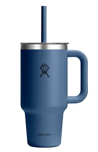 32oz Travel Tumbler Clear Lid Harbor Blue