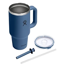 32oz Travel Tumbler Clear Lid Harbor Blue