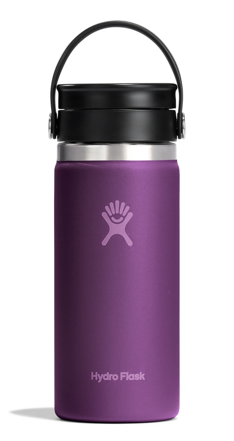 16oz Wide Flex Straw Cap Beachplum Purple