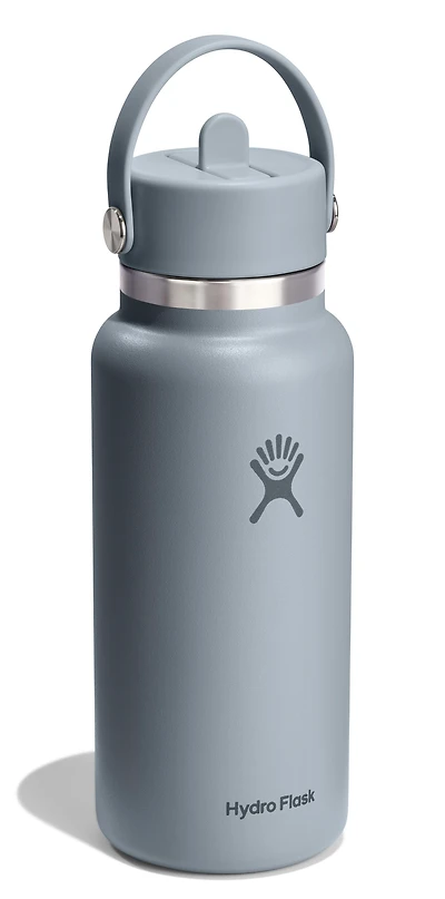 32oz Wide Flex Straw Cap Shale Gray