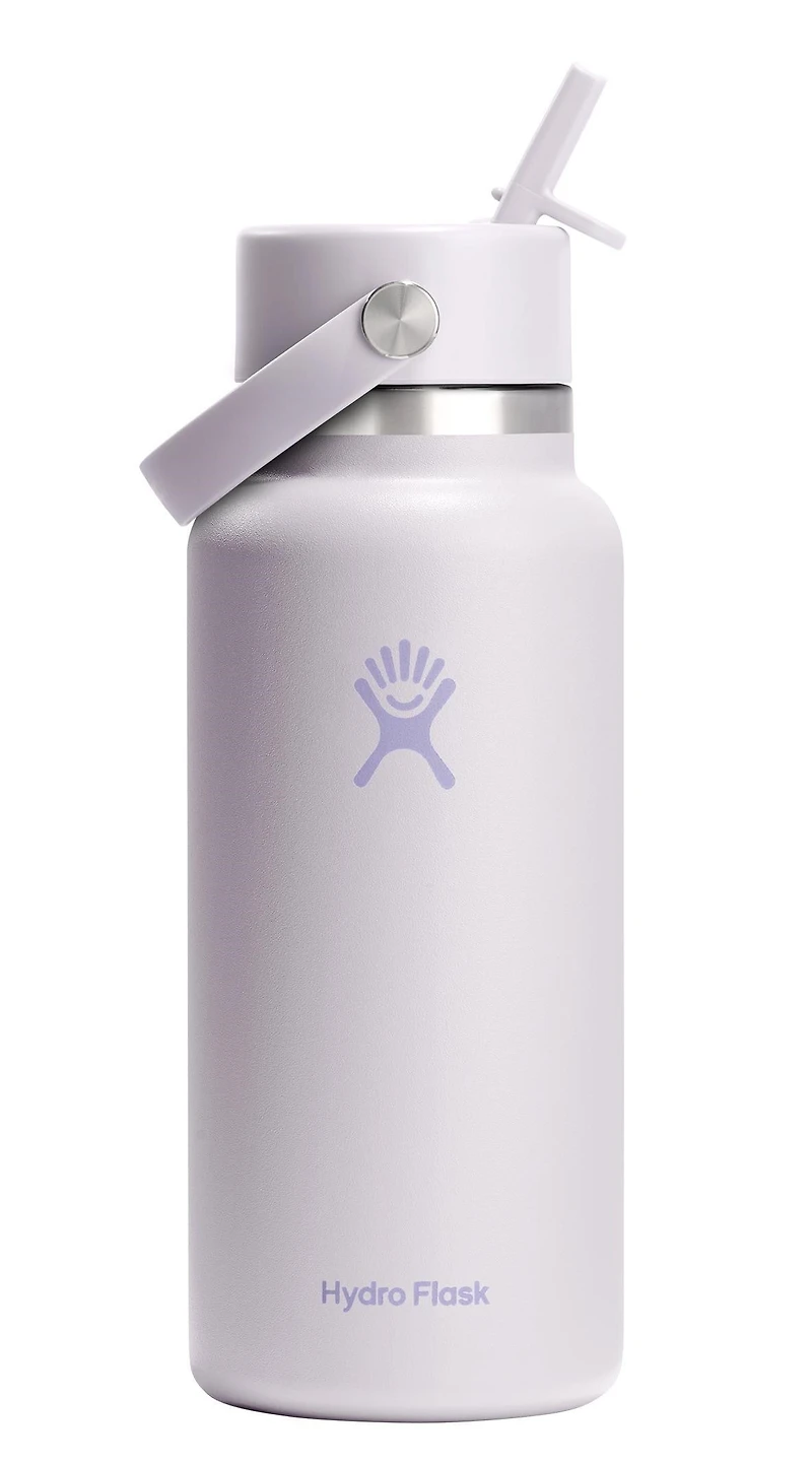 32oz Wide Flex Straw Cap Cloud Pink