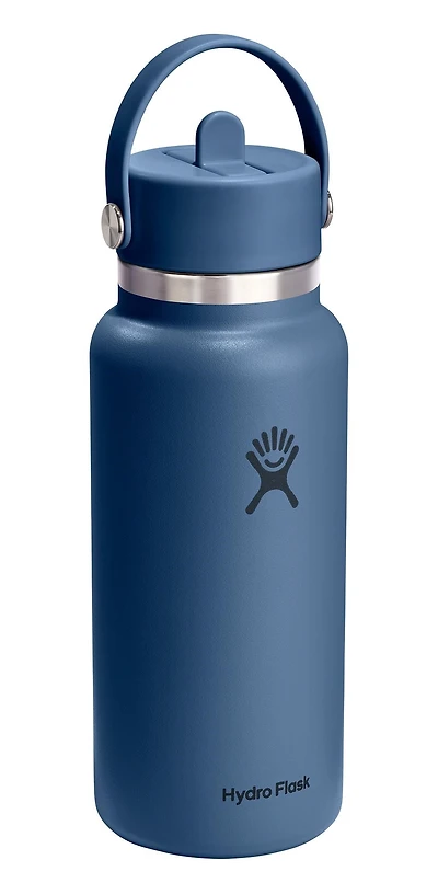 32oz Wide Flex Straw Cap Harbor Blue