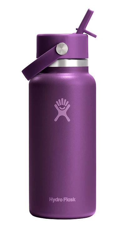 32oz Wide Flex Straw Cap Beachplum Purple